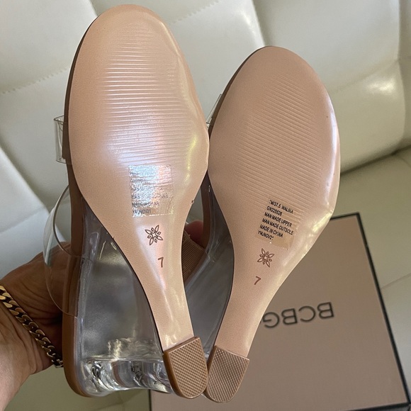 BCBGeneration Walina Lucite Wedge Sandal - Picture 7 of 7
